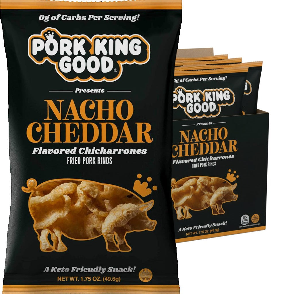 Nacho Cheddar Pork Rinds (12 CT)