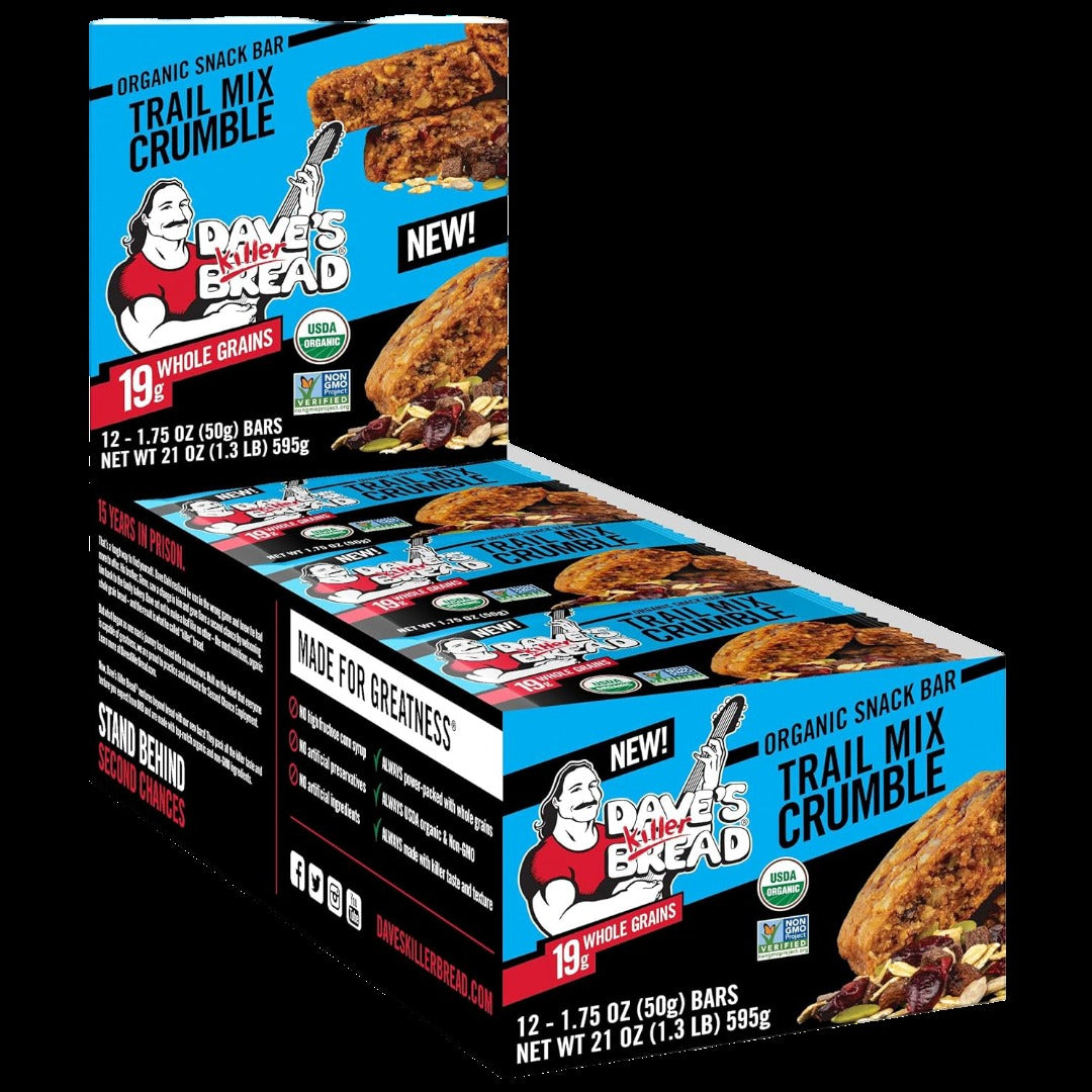 Organic Trail Mix Crumble Bar (12 CT)
