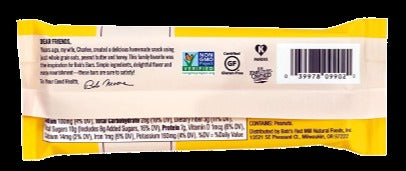 Case pack of 12 Peanut Butter Banana & Oats Bars