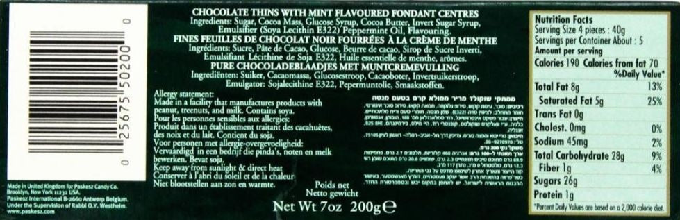 Chocolate Mint Thins