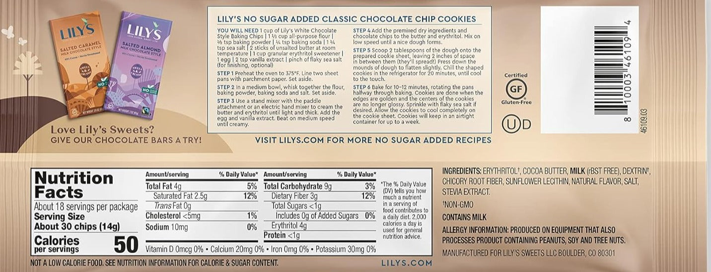 White Chocolate Baking Chips