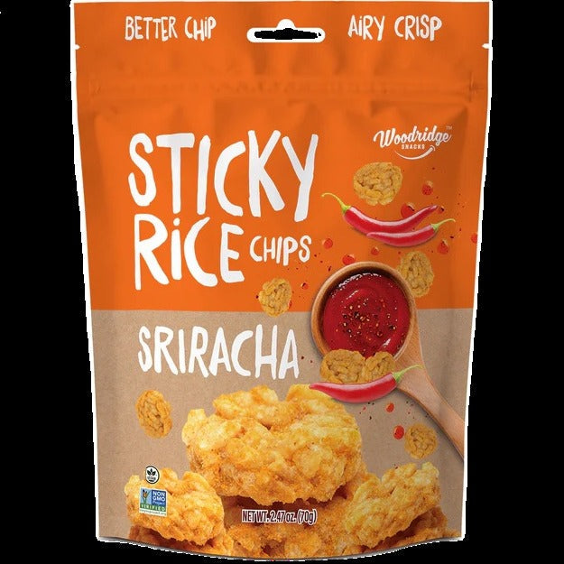 Sriracha Sticky Rice Chips