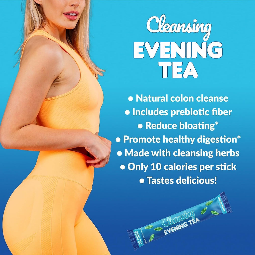 Instant Tea Sticks Cleansing Evening Tea - Lemon Honey (14 CT)