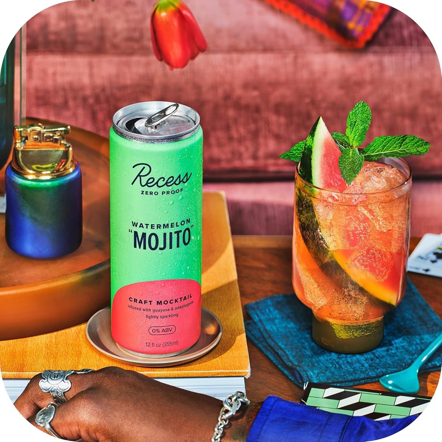 Watermelon Mojito Mocktail