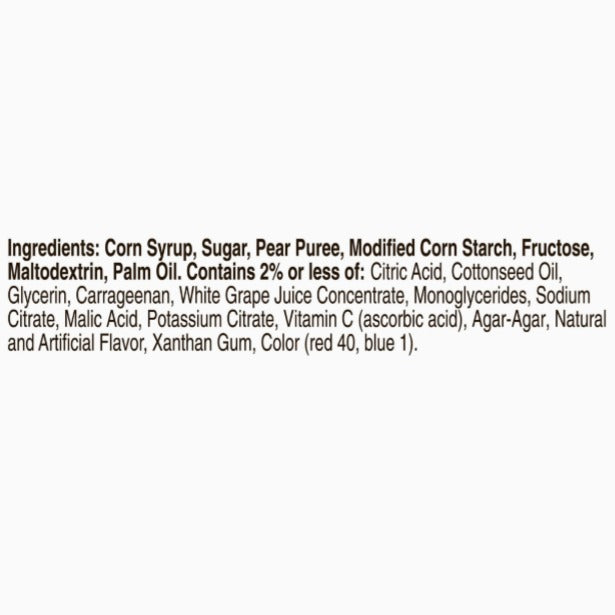 Super Sour Berry Fruit Snacks (18 CT)