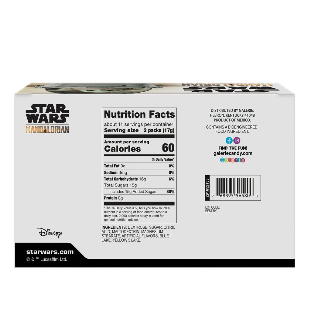 Star Wars The Mandalorian Dipping Sticks With Candy Powder (18 CT)