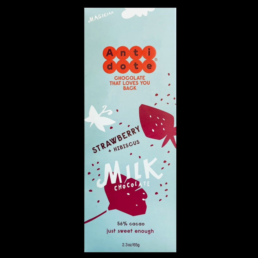 Strawberry + Hibiscus Chocolate Bar