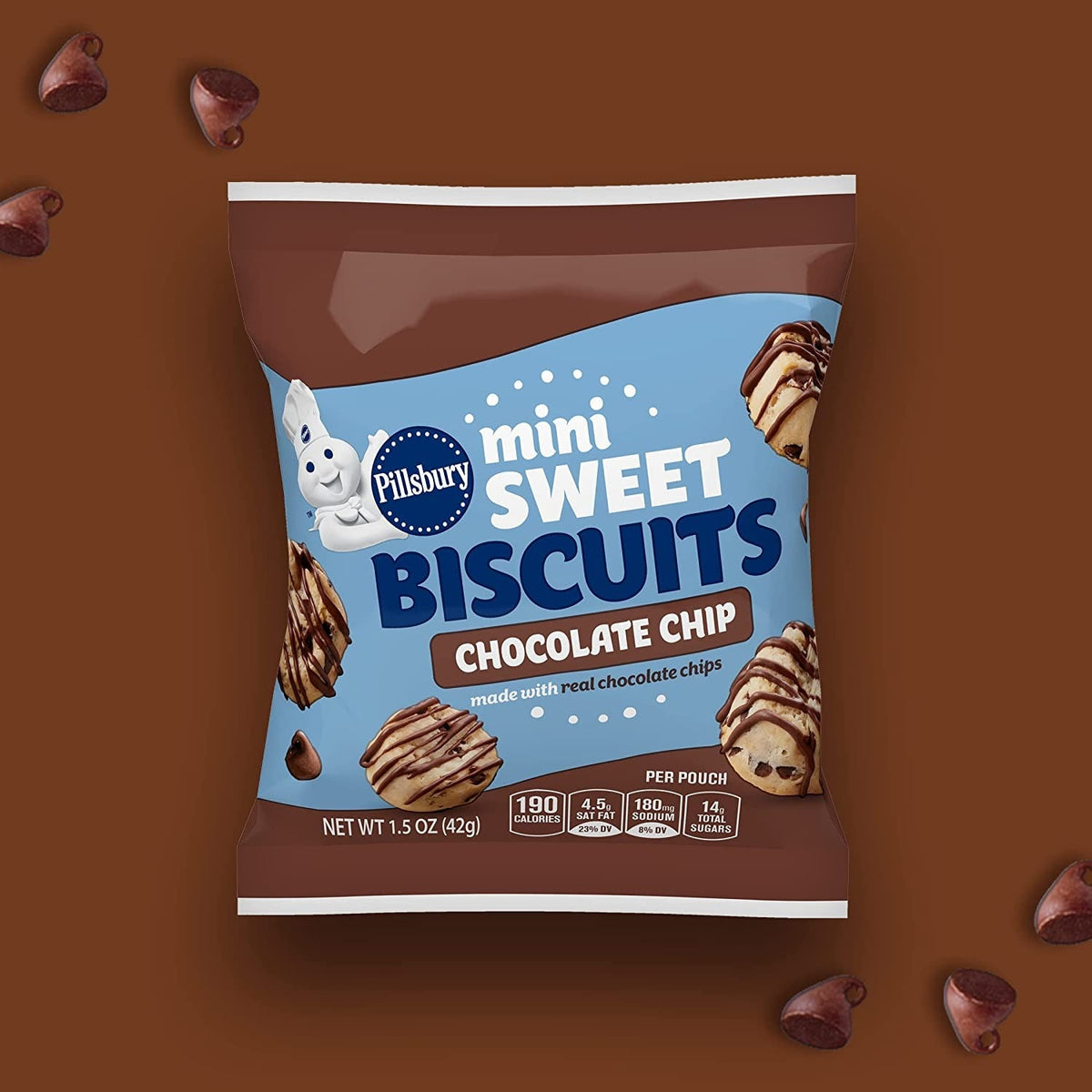 Mini Biscuits Chocolate Chip (7 Pack)