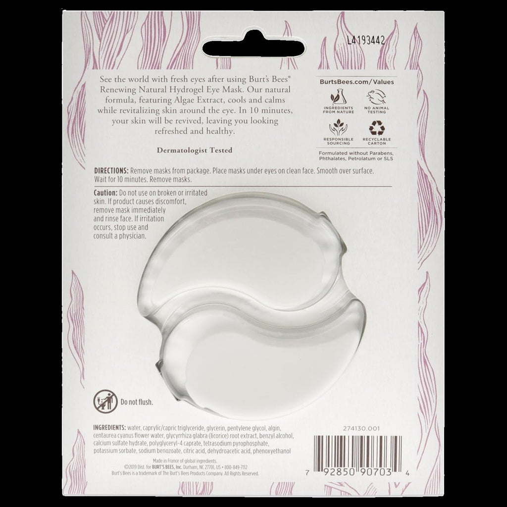 Renewing Natural Hydrogel Eye Mask