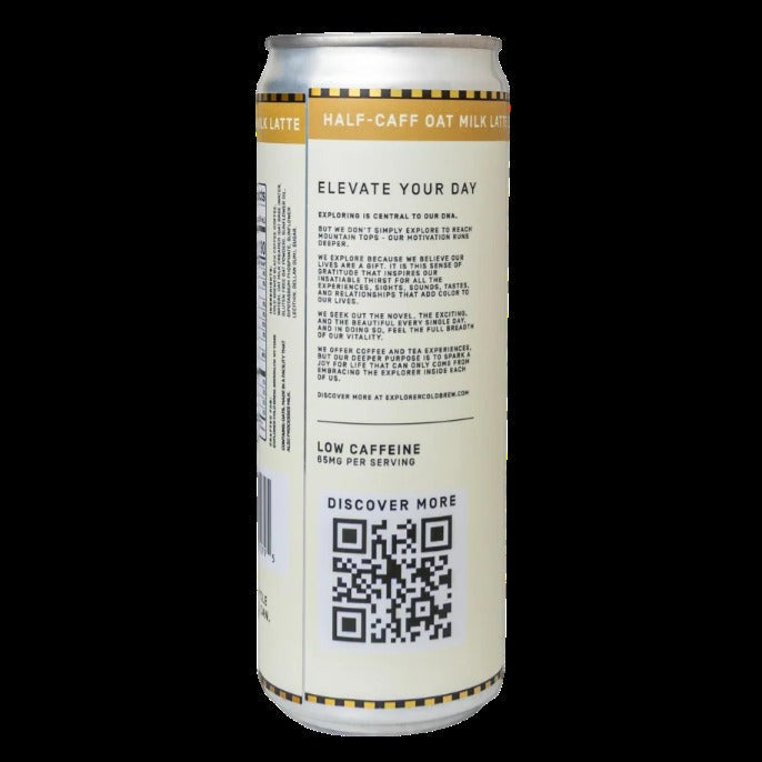Oat Milk Cold Brew Latte - Half Caff