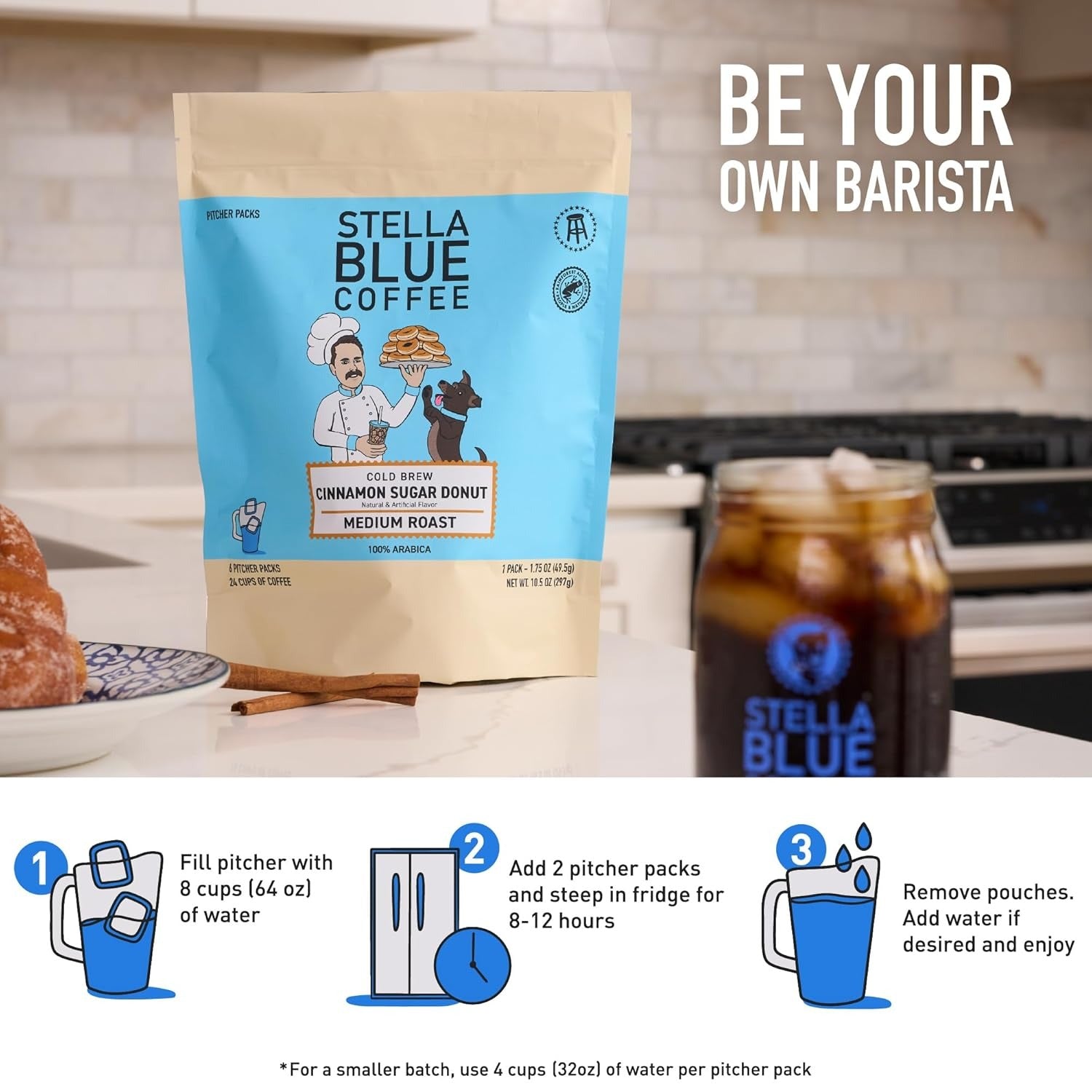 Cinnamon Sugar Medium Roast Cold Brew Bags (6 CT)
