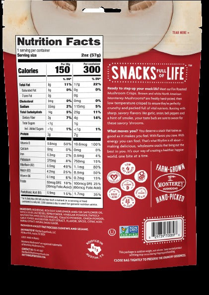 Fire Roasted Mushroom Crisps