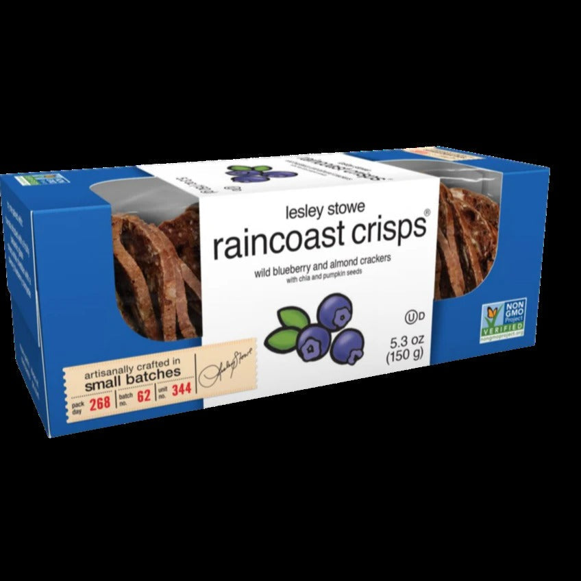 Wild Blueberry & Almond Raincoast Crisps