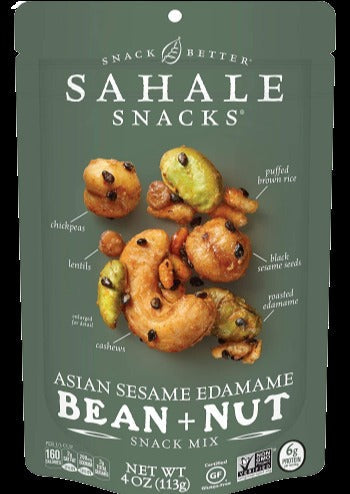 Asian Sesame Edamame Bean Snack Mix