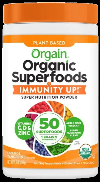 Organic Orange Tangerine Superfood Nutrition Powder