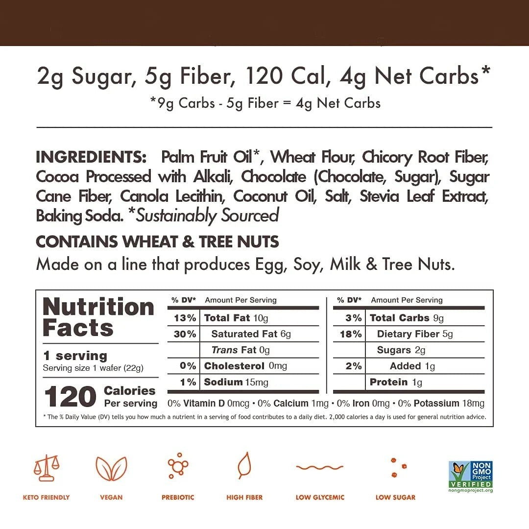 Dark Chocolate Wafers (6 CT)