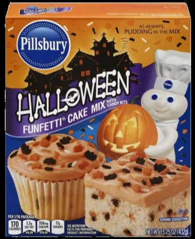 Funfetti Halloween Cake
