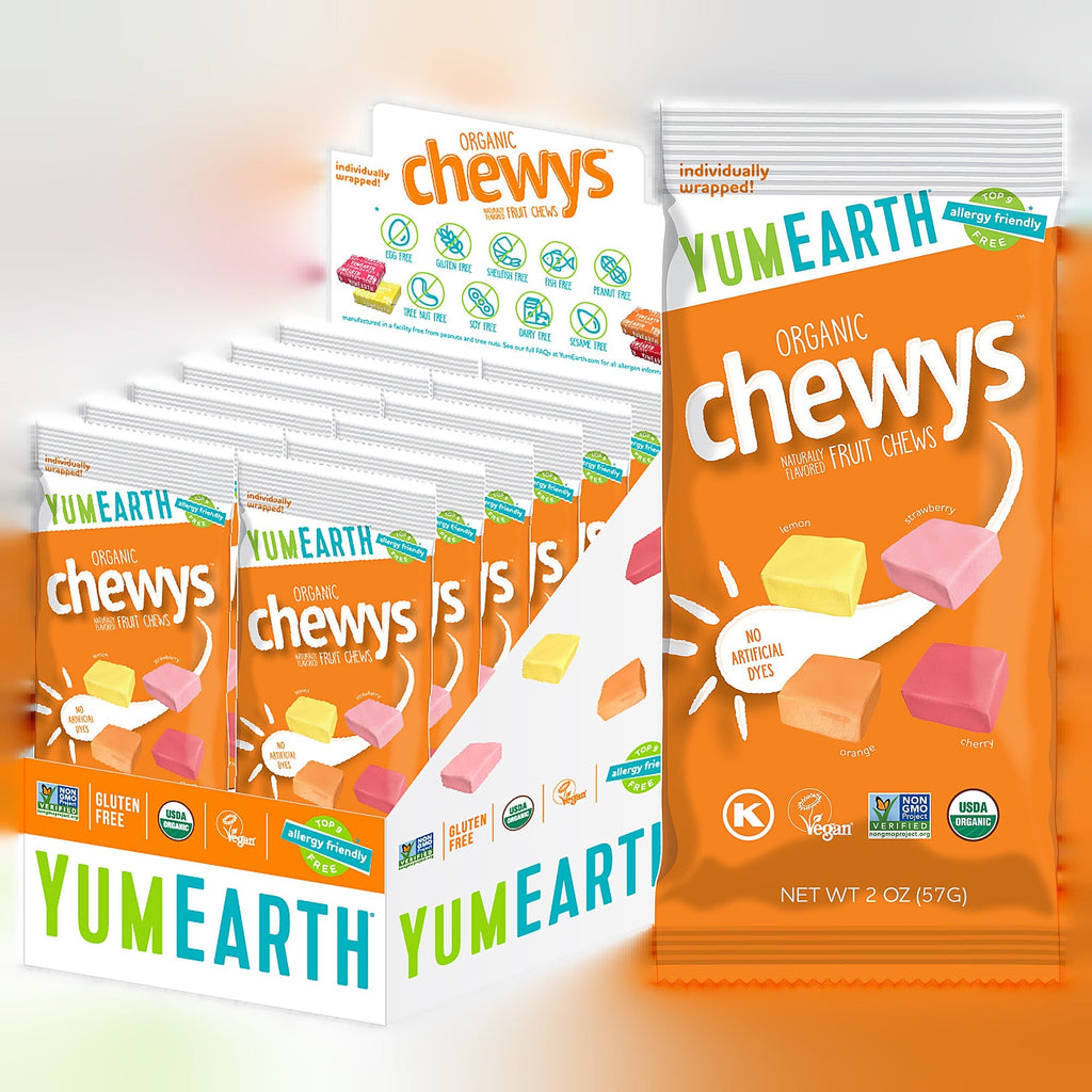 Organic Chewys Fruit Chews Candy (12 CT)
