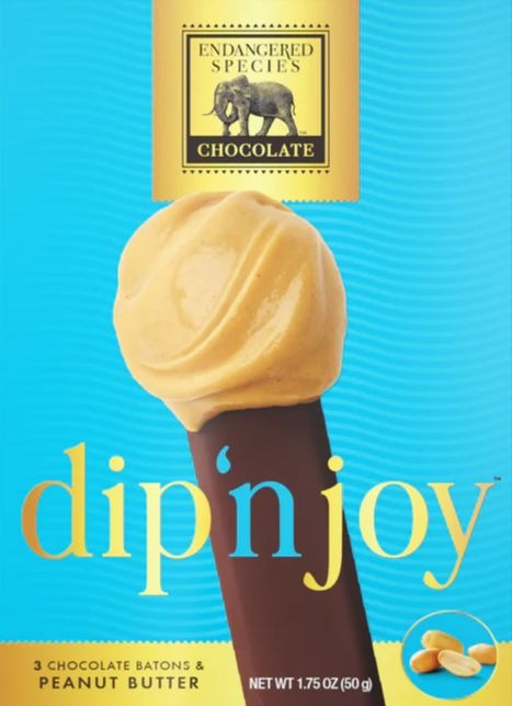 Dip And Joy Dark Chocolate Peanut Butter Stick (6 Pack)