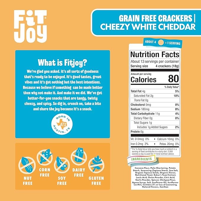 Cheezy White Cheddar Crackers