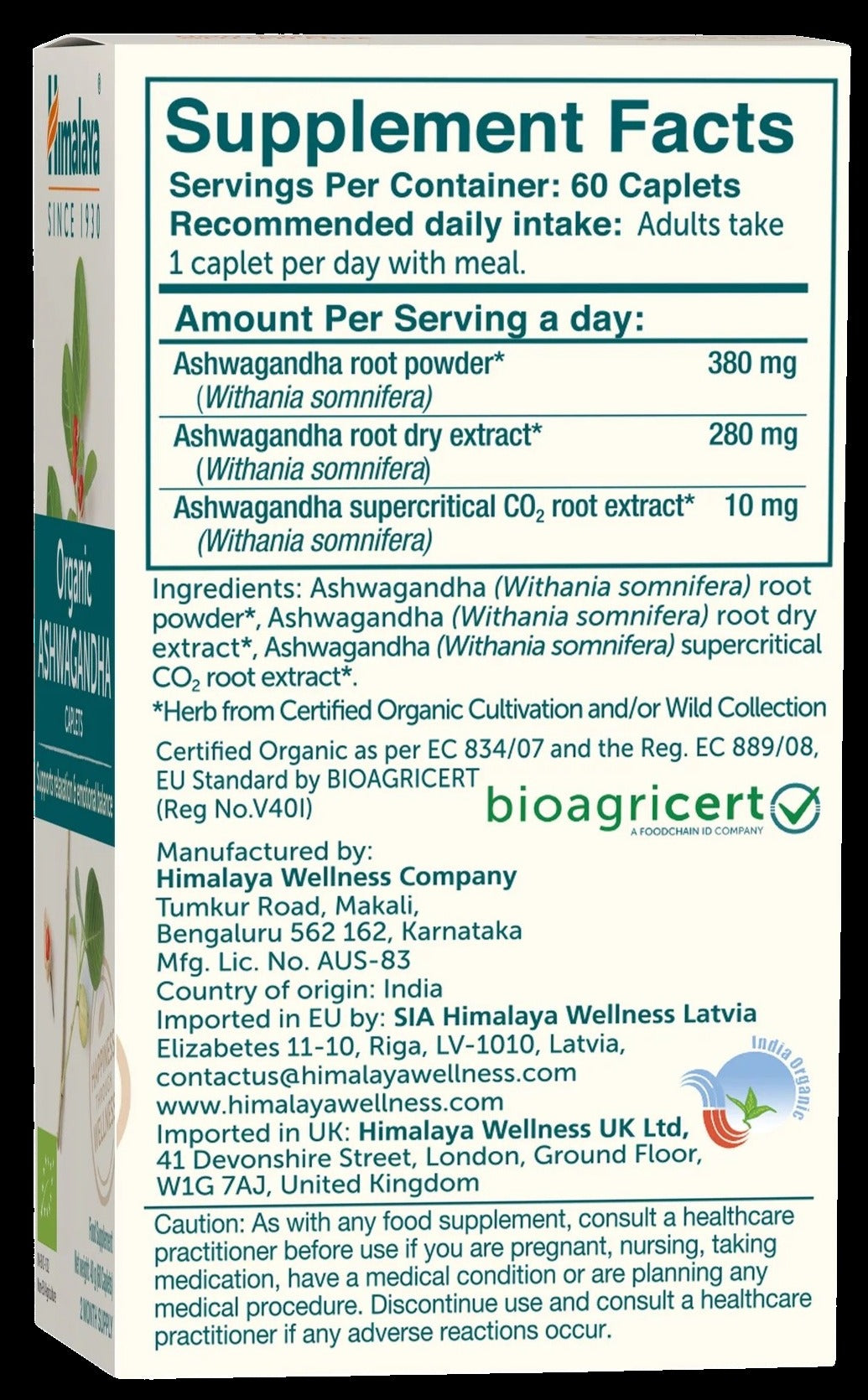 Organic Ashwagandha
