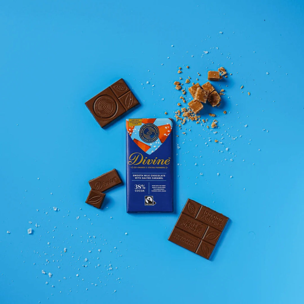 Milk Chocolate Bar With Toffee & Sea Salt