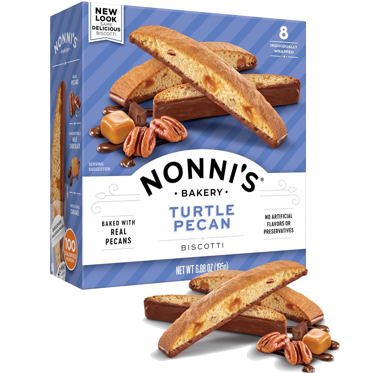 Turtle Pecan Biscotti