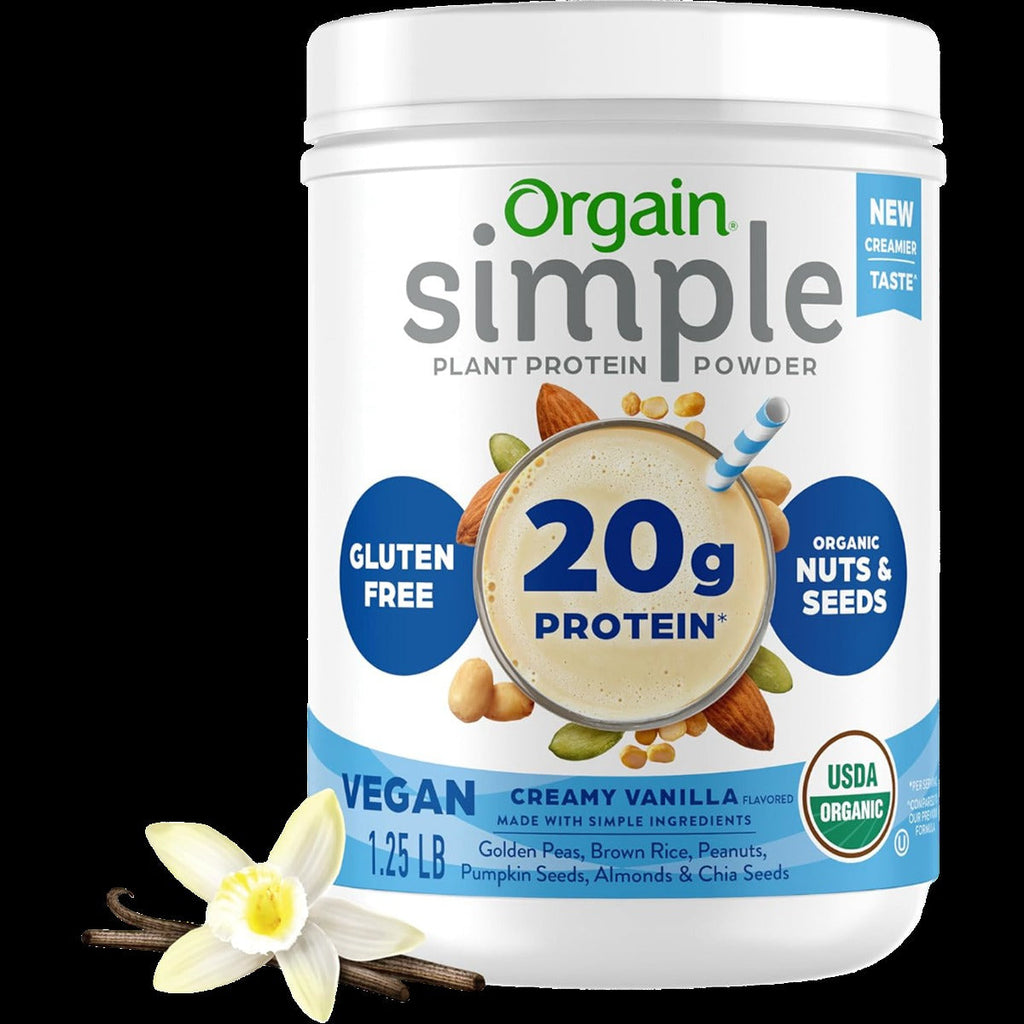 Organic Simple Vegan Protein Powder - Vanilla
