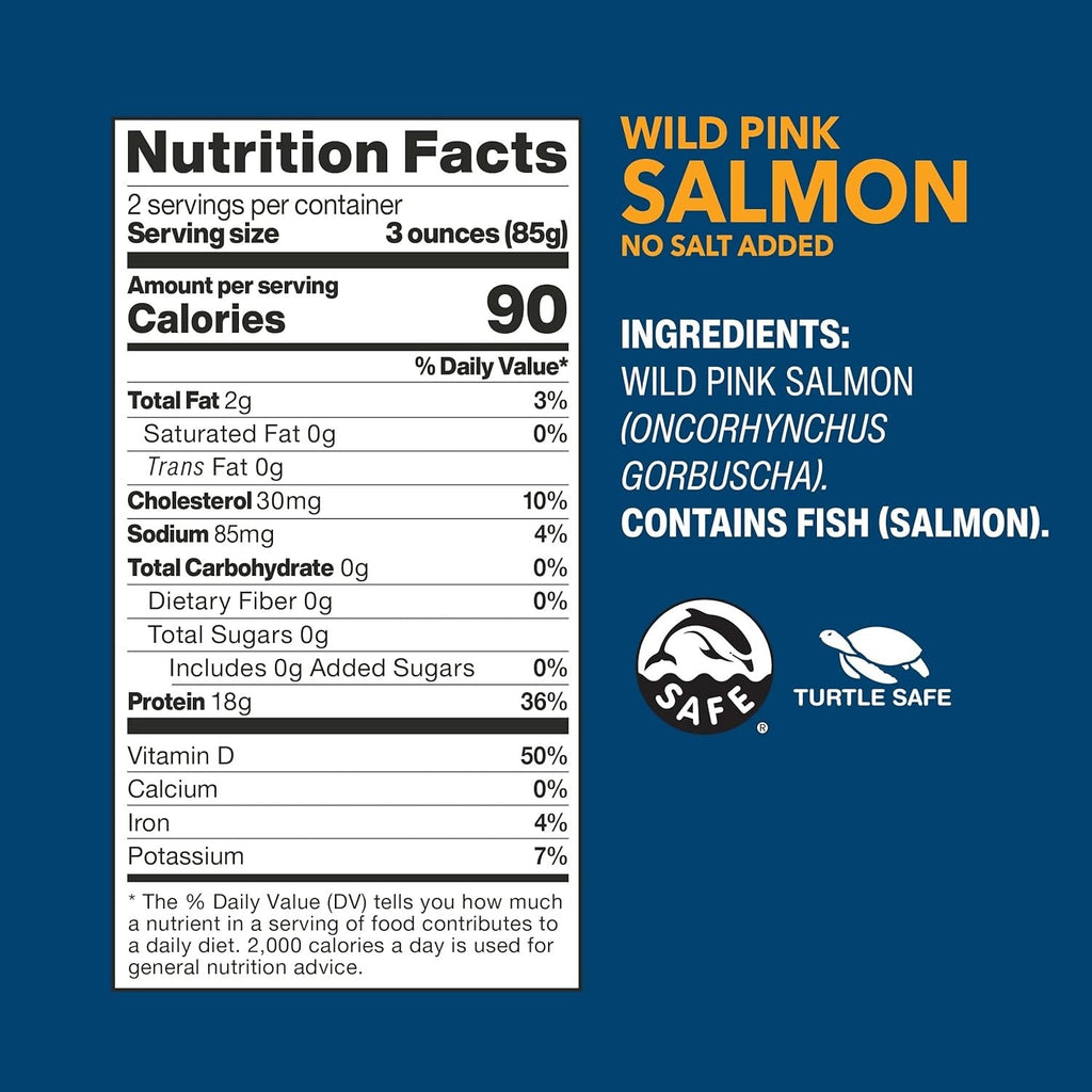 Wild Pink Salmon - No Salt