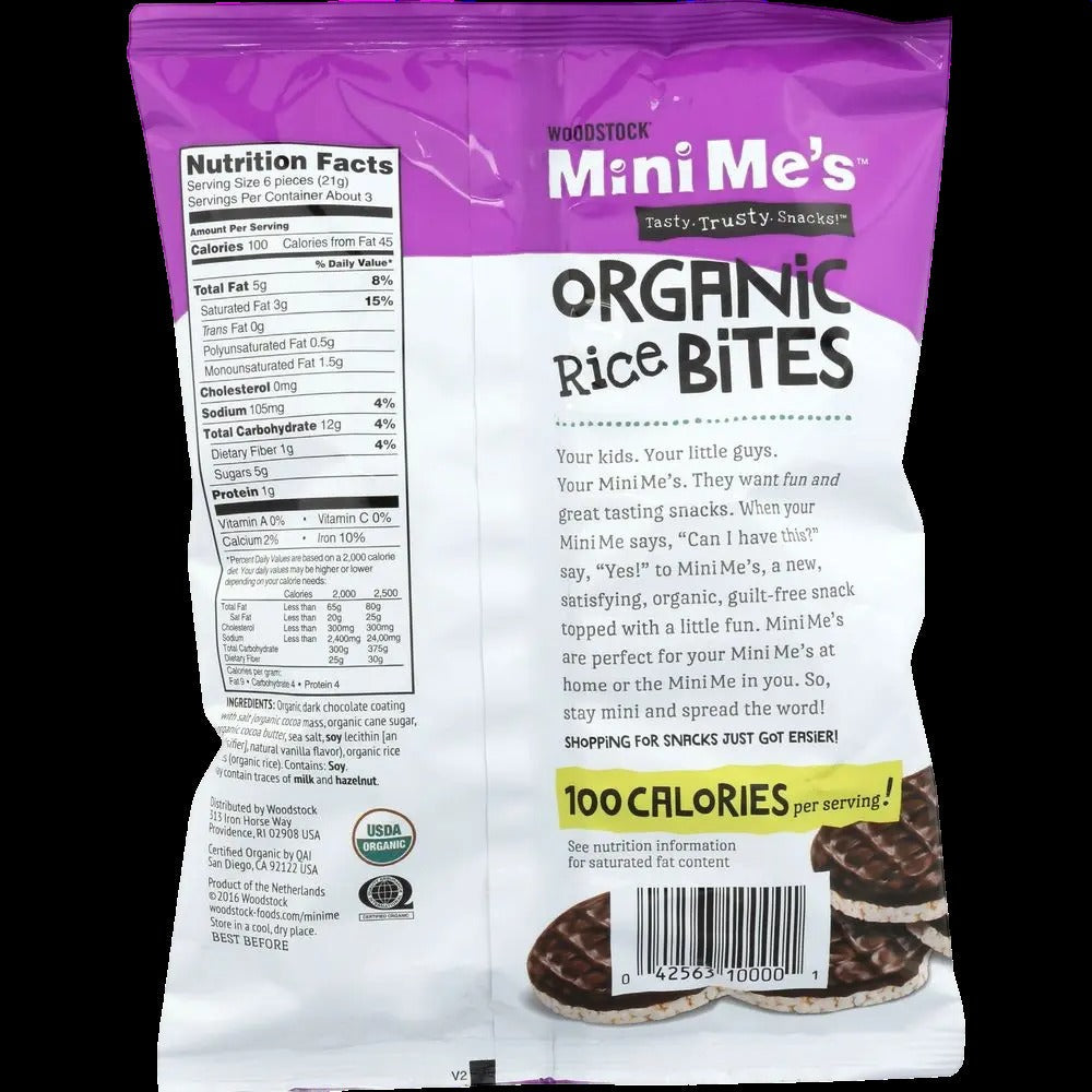 Organic Dark Chocolate Sea Salt Mini Rice Bites (8 CT)