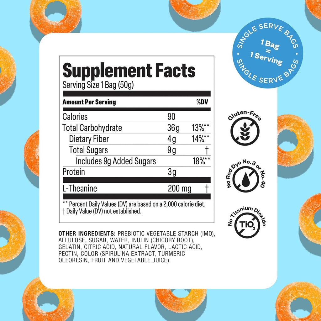 Restfull Rings Juicy Peach Gummies