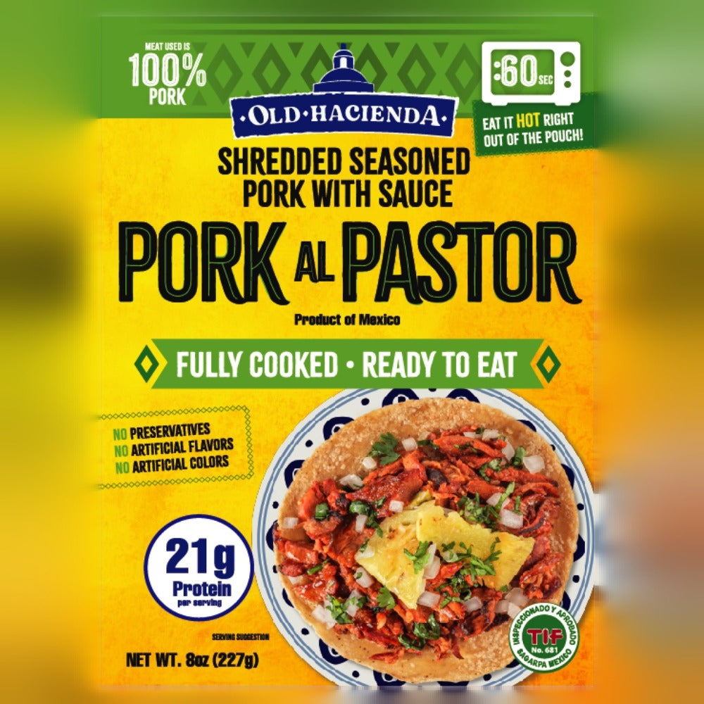 Cooked Pork Al Pastor Ready-To-Eat Meal