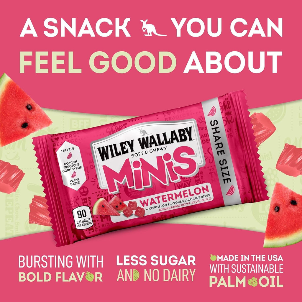 Watermelon Licorice Bites (18 Pack)