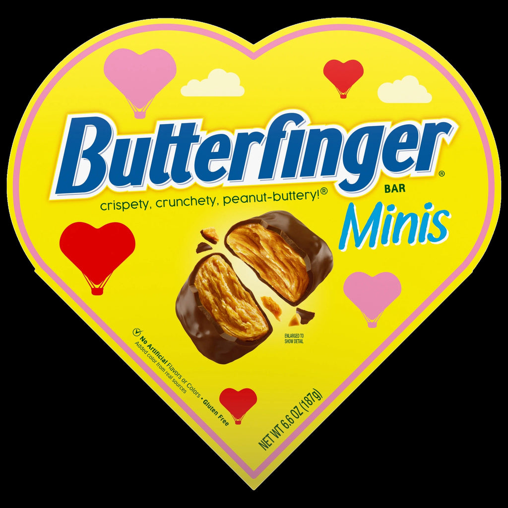 Crispety, Crunchety, Peanut-Buttery Minis - Valentines Day Heart Box