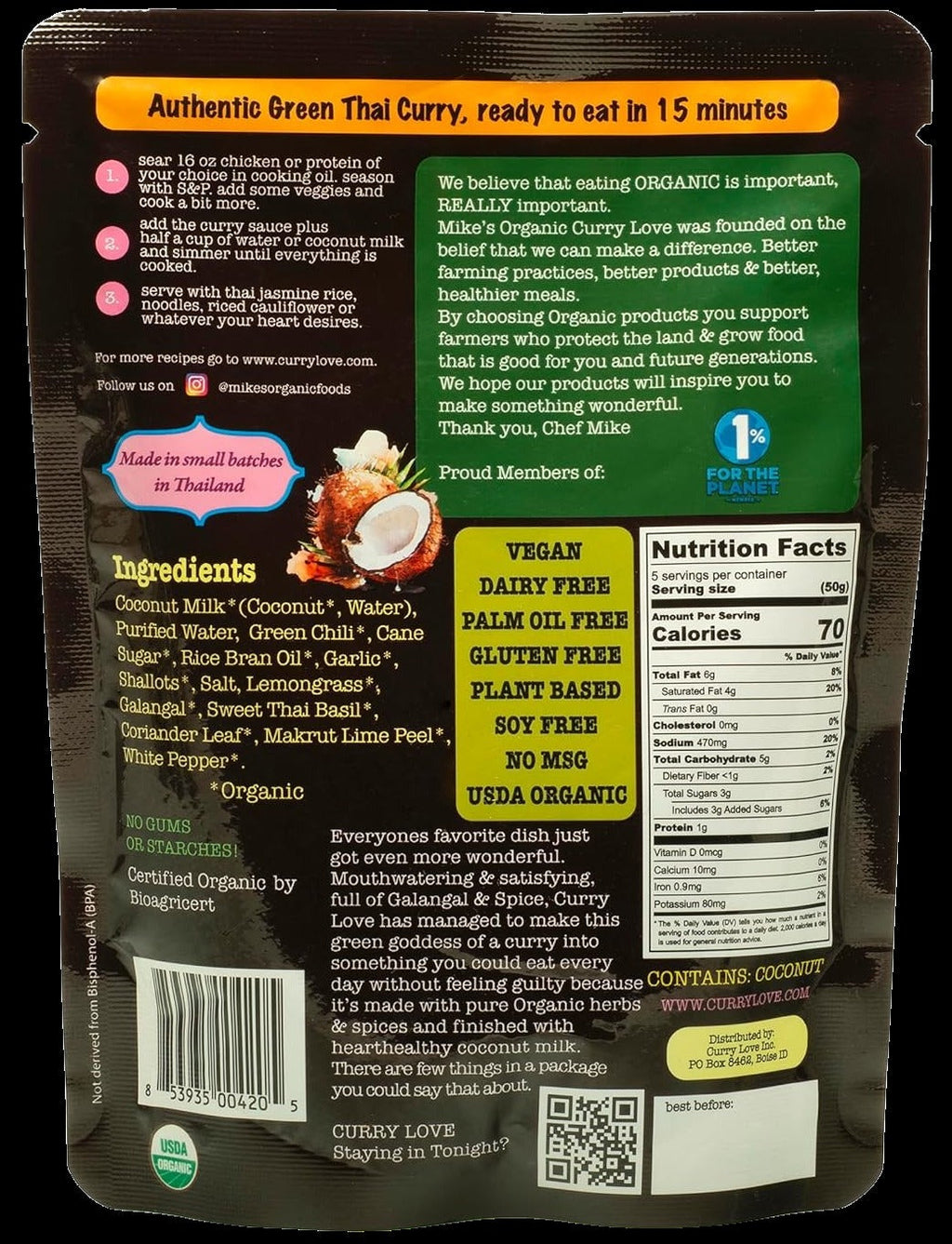 Green Thai Curry Sauce (3CT)