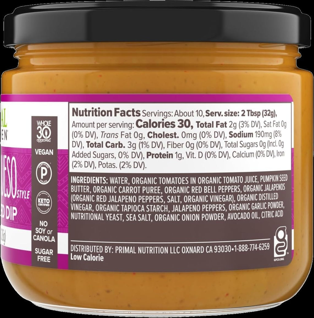 Spicy Queso Style Plant-Based Dip