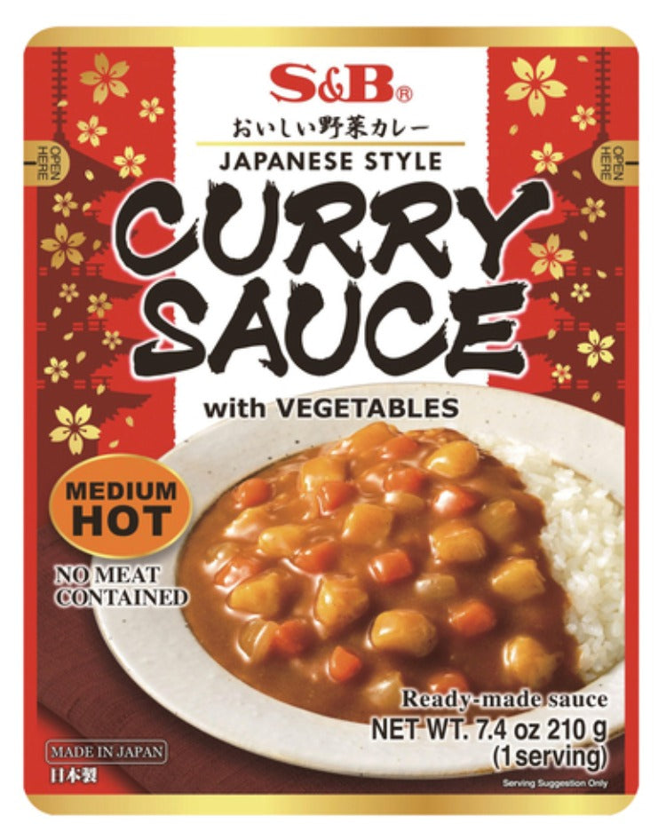 Curry Sauce with Vegetables Medium Hot (10 Pack)