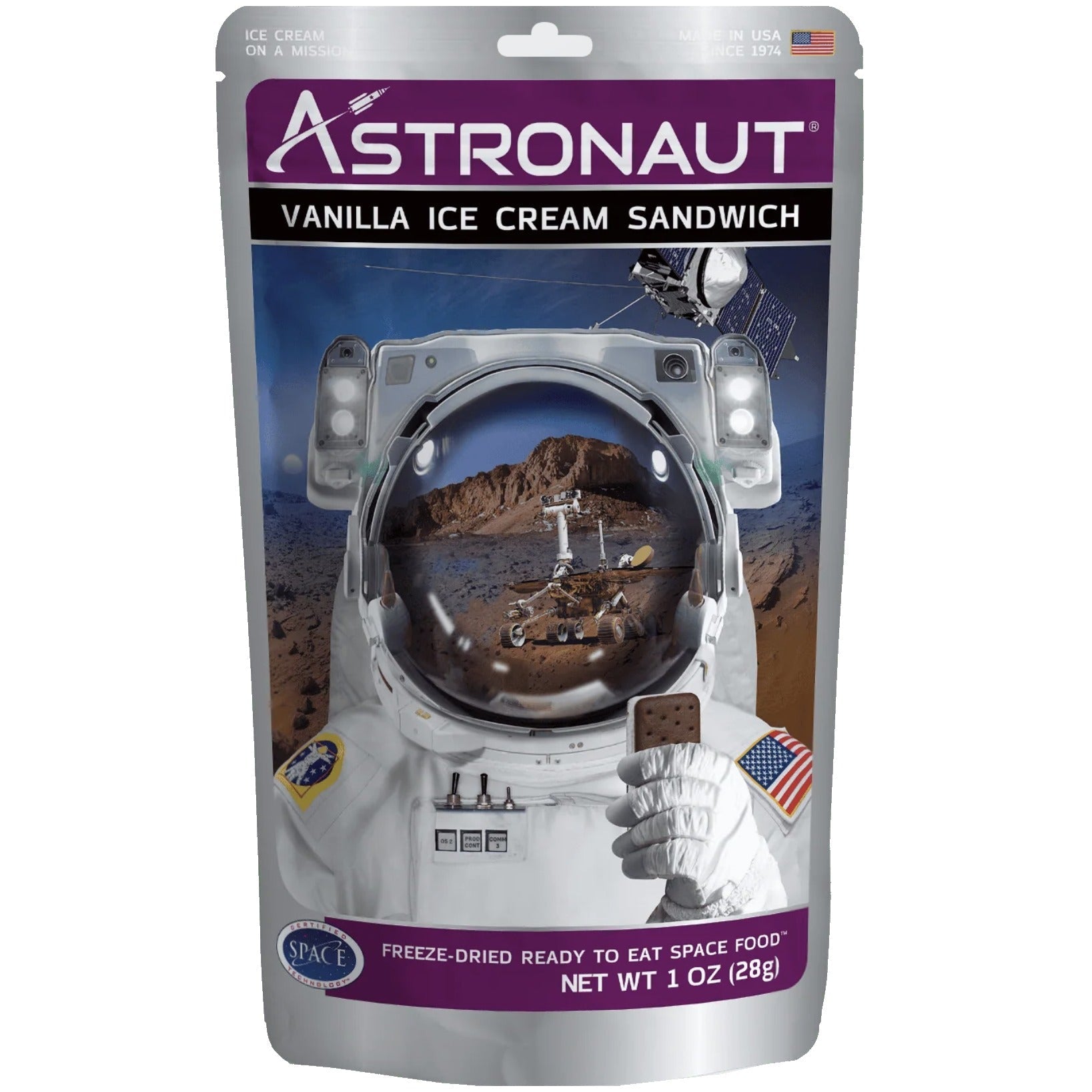 Freeze-Dried Vanilla Ice Cream Sandwich