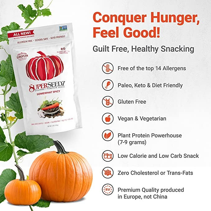Somewhat Spicy Pumpkin Seeds