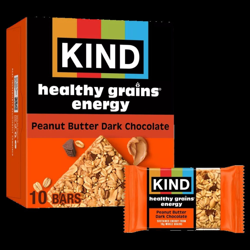 Peanut Butter Dark Chocolate Energy Bars (10 CT)