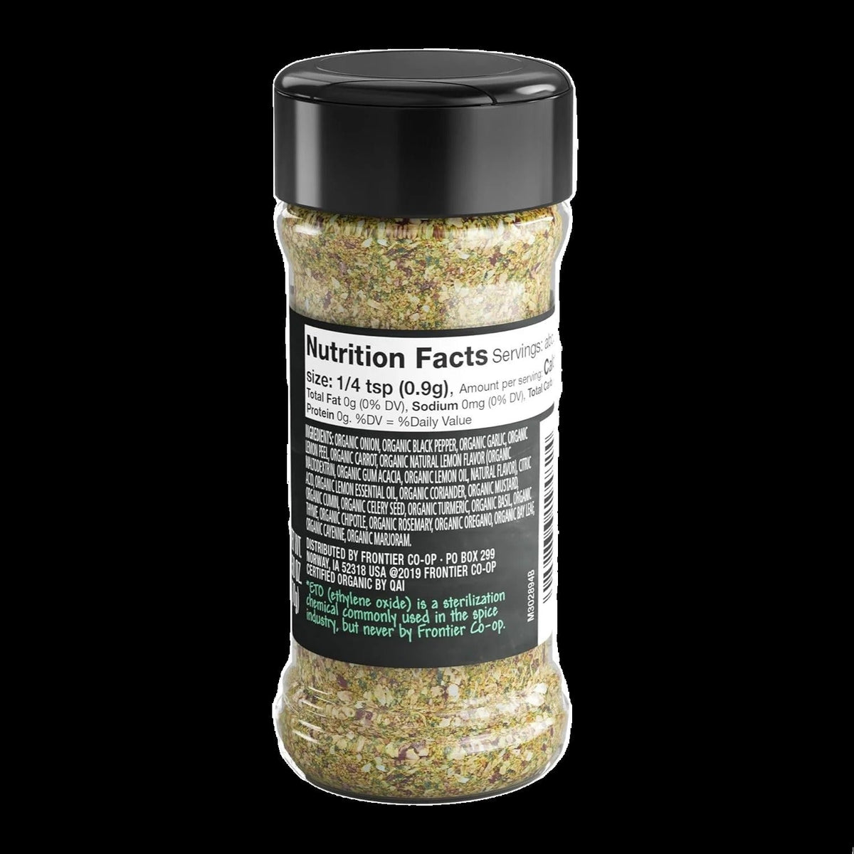 Organic Lemon Pepper Seasoning, Salt-Free