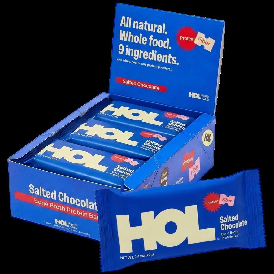 Bone Broth Protein Bar Salted Chocolate (12 Pack)