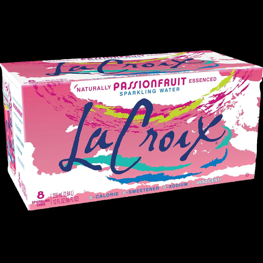 Naturally Passionfruit Essenced Sparkling Water (8 Pack)