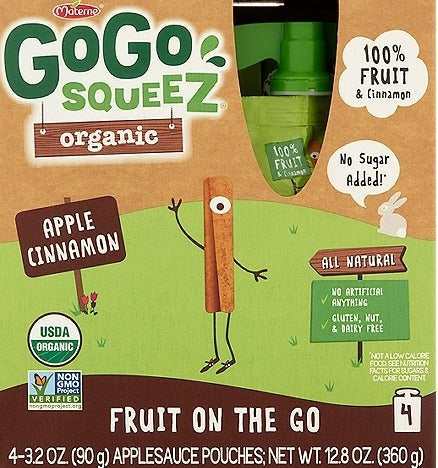 Apple cinnamon Applesauce (4 Pack)
