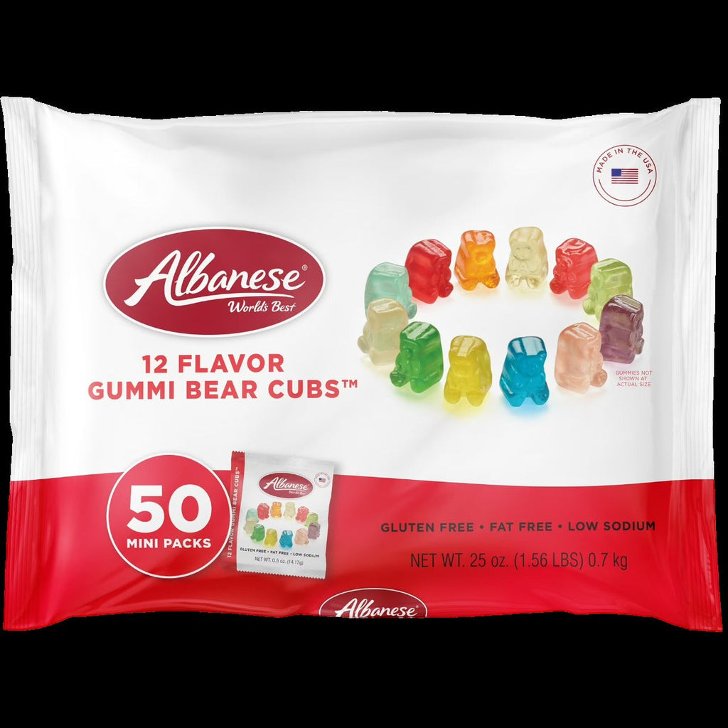 12 Flavor Gummi Bears Multipack (50 CT)