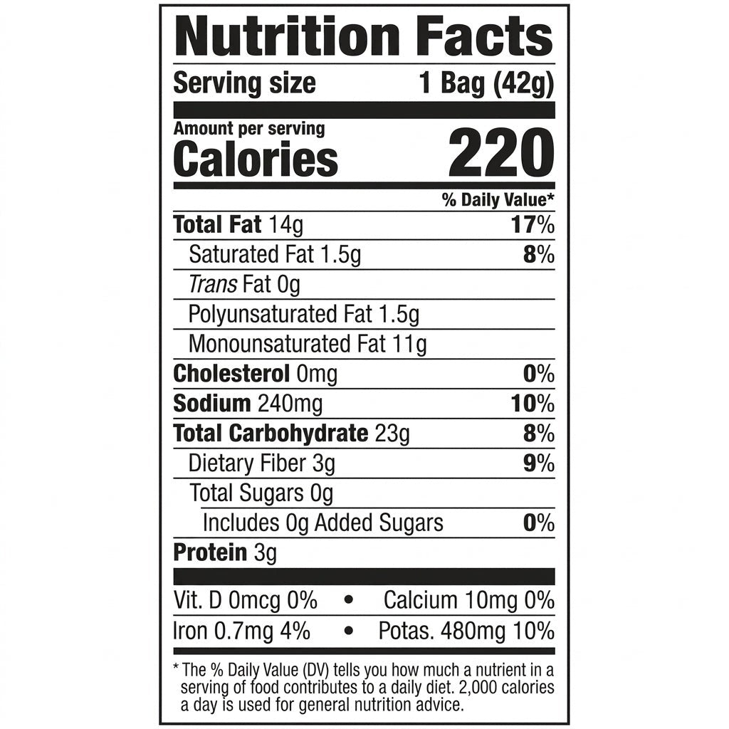 Sea Salt & Fresh Ground Pepper Potato Chips (24 CT)