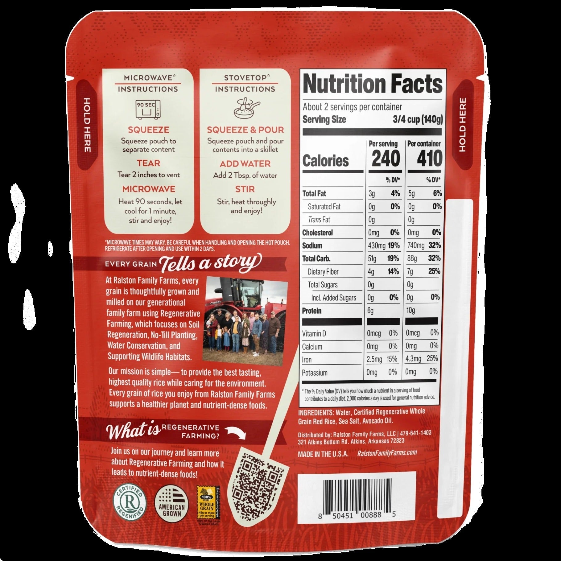 Ancient Grain Red Rice (6 CT)