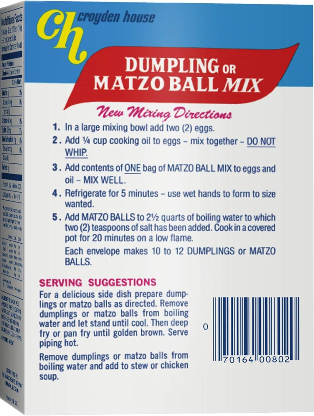 Dumpling or Matzo Ball Mix