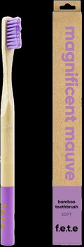 Magnificent Mauve Purple Soft Bamboo Toothbrush