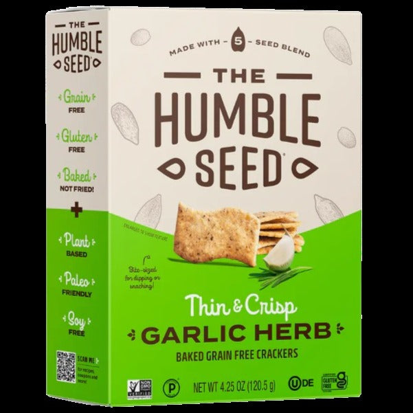 Garlic Herb Grain-Free Crackers